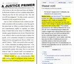 A Justice Primer page 186 — “weasel words” via Wikipedia